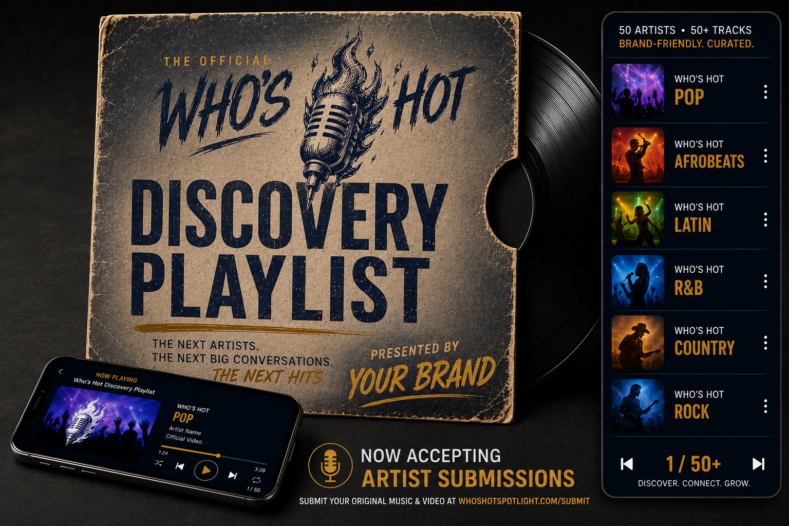 The Official Who's Hot Discovery Playlist